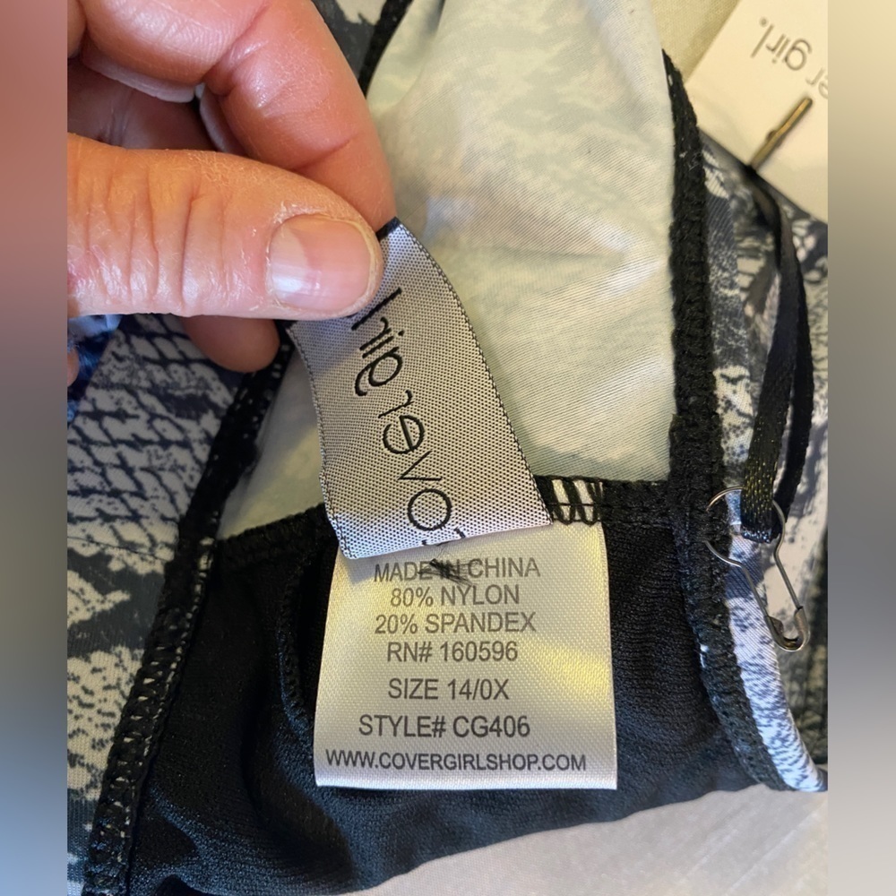 NWT Cover Girl 2-Piece Bikini Set Snakeskin  Ladies 14 - Picture 12 of 14